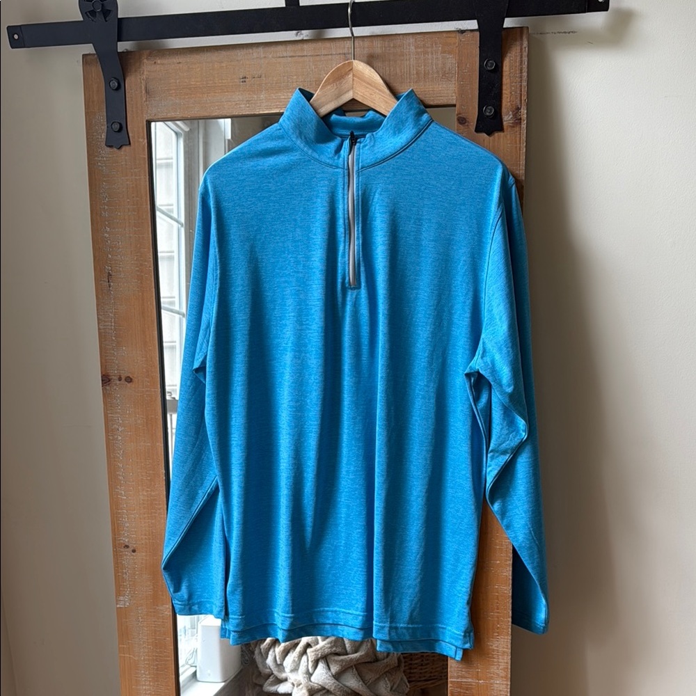Fish Hippie Performance Quarter Zip Pullover Size L